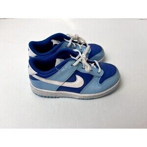 Sz-10c-New Nike Dunk Low Retro QS TDE Argon 2022 Blue Toddler Infant DV2634-400
